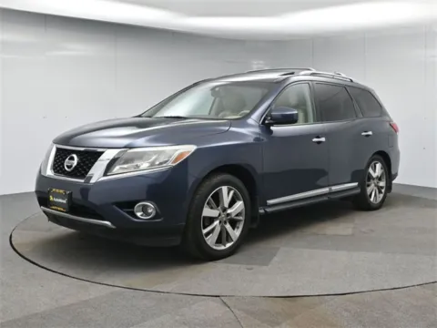 Blue 2015 Nissan Pathfinder Platinum for sale in Hightstown, NJ