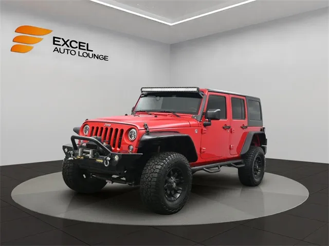 Red 2015 Jeep Wrangler Unlimited Rubicon for sale in Hightstown, NJ