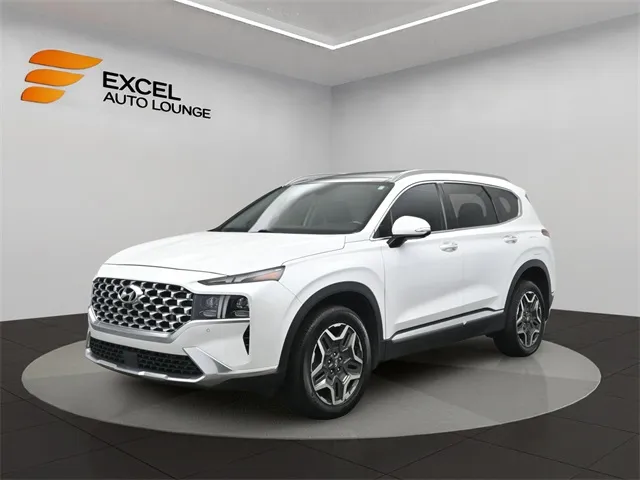 White 2021 Hyundai Santa Fe Limited for sale in Hightstown, NJ