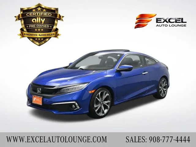 Blue 2019 Honda Civic Touring for sale in Hightstown, NJ