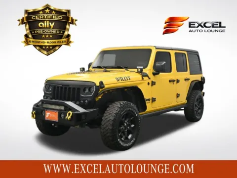 Yellow 2021 Jeep Wrangler Unlimited Willys for sale in Hightstown, NJ
