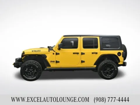 Another view of 2021 Jeep Wrangler Unlimited Willys for sale in Hightstown, NJ at Excel Auto Lounge