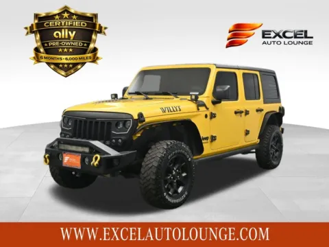 Yellow 2021 Jeep Wrangler Unlimited Willys for sale in Hightstown, NJ