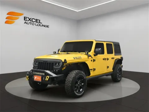 Yellow 2021 Jeep Wrangler Unlimited Willys for sale in Hightstown, NJ