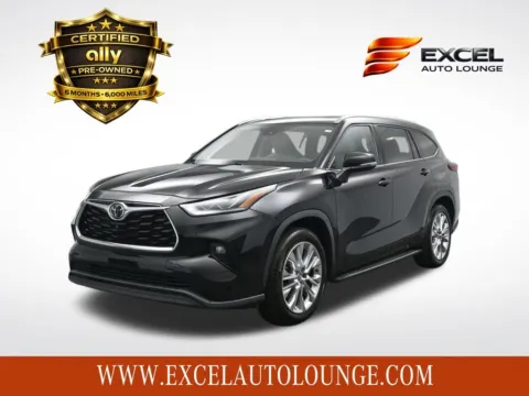 Black 2022 Toyota Highlander Limited for sale in Hightstown, NJ