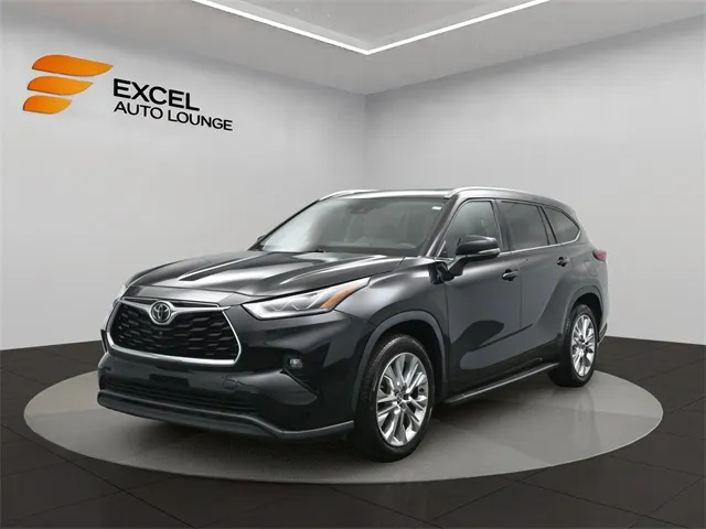 Black 2022 Toyota Highlander Limited for sale in Hightstown, NJ