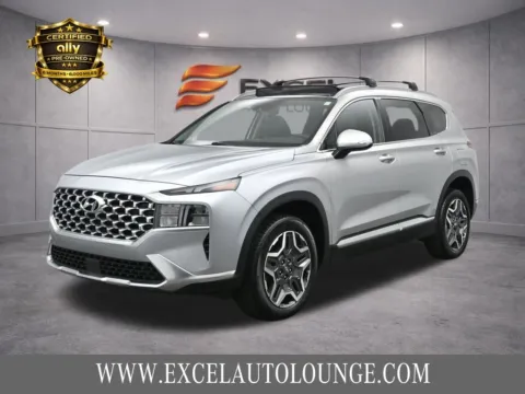 Silver 2022 Hyundai Santa Fe Hybrid SEL Premium for sale in Hightstown, NJ
