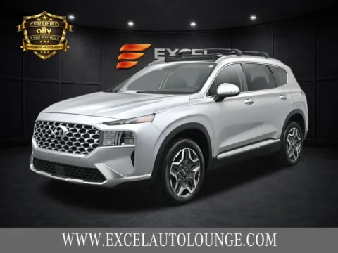 Silver 2022 Hyundai Santa Fe Hybrid SEL Premium for sale in Hightstown, NJ