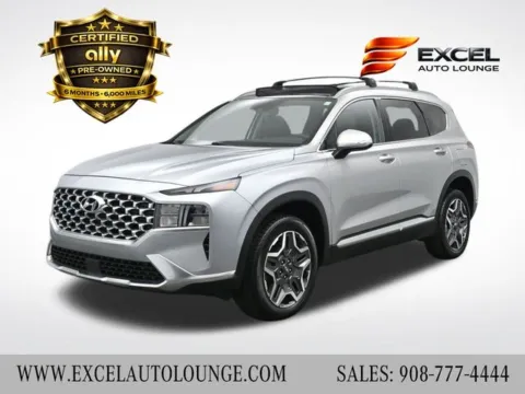 Silver 2022 Hyundai Santa Fe Hybrid SEL Premium for sale in Hightstown, NJ