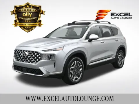 Silver 2022 Hyundai Santa Fe Hybrid SEL Premium for sale in Hightstown, NJ