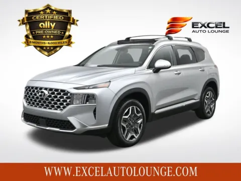 Silver 2022 Hyundai Santa Fe Hybrid SEL Premium for sale in Hightstown, NJ