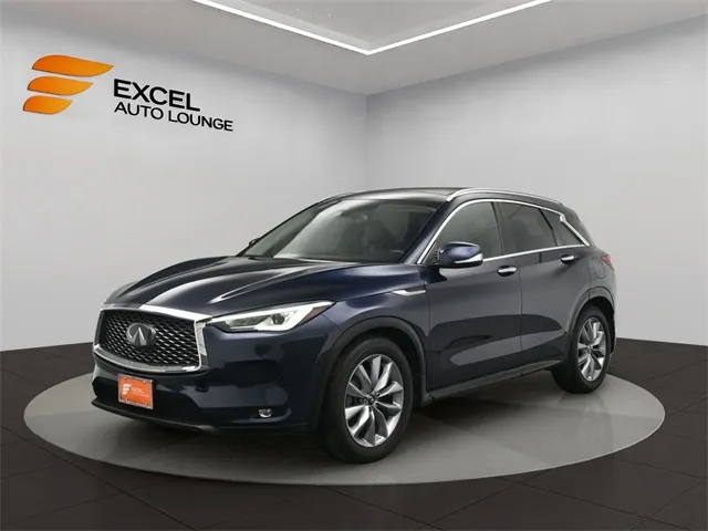 Blue 2021 INFINITI QX50 LUXE for sale in Hightstown, NJ
