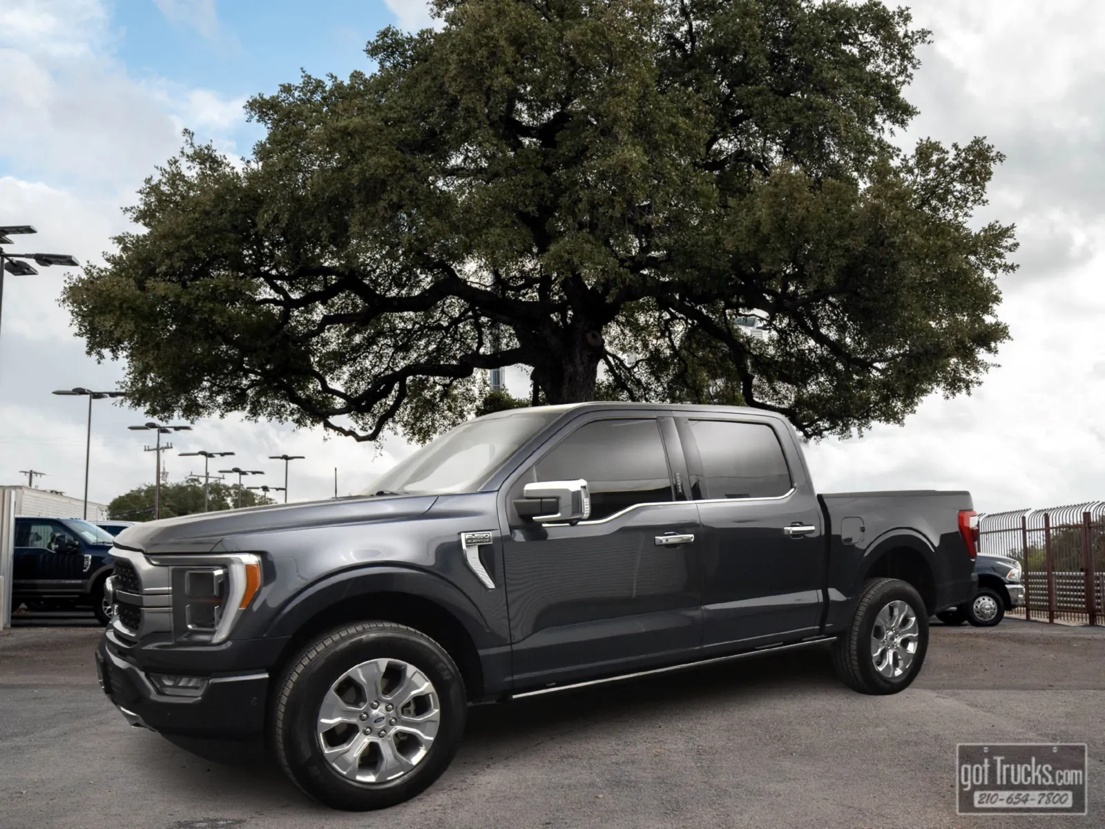 Gray 2022 Ford F-150 Platinum for sale in San Antonio, TX