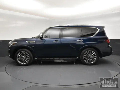 Another view of 2019 INFINITI QX80 LUXE for sale in San Antonio, TX at got Trucks?