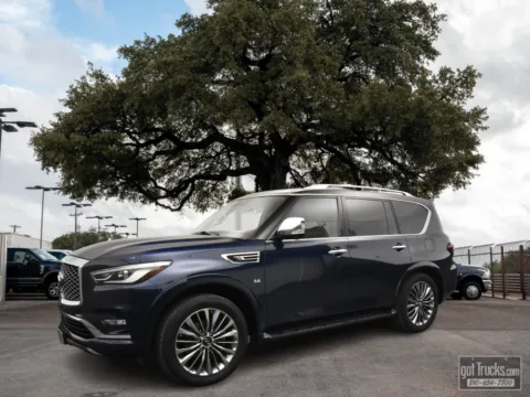 Blue 2019 INFINITI QX80 LUXE for sale in San Antonio, TX