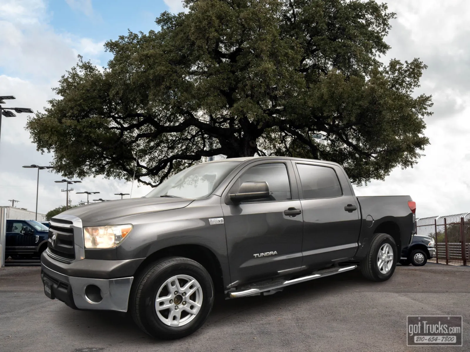 Gray 2013 Toyota Tundra Crewmax 5.7L V8 6-Spd At for sale in San Antonio, TX