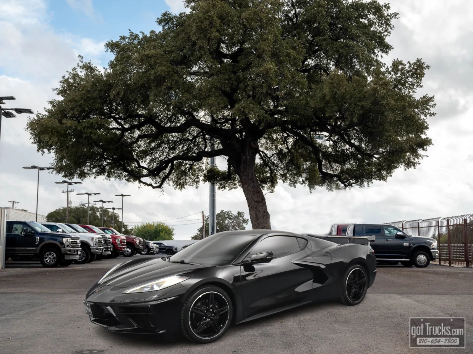 Black 2022 Chevrolet Corvette 1LT for sale in San Antonio, TX