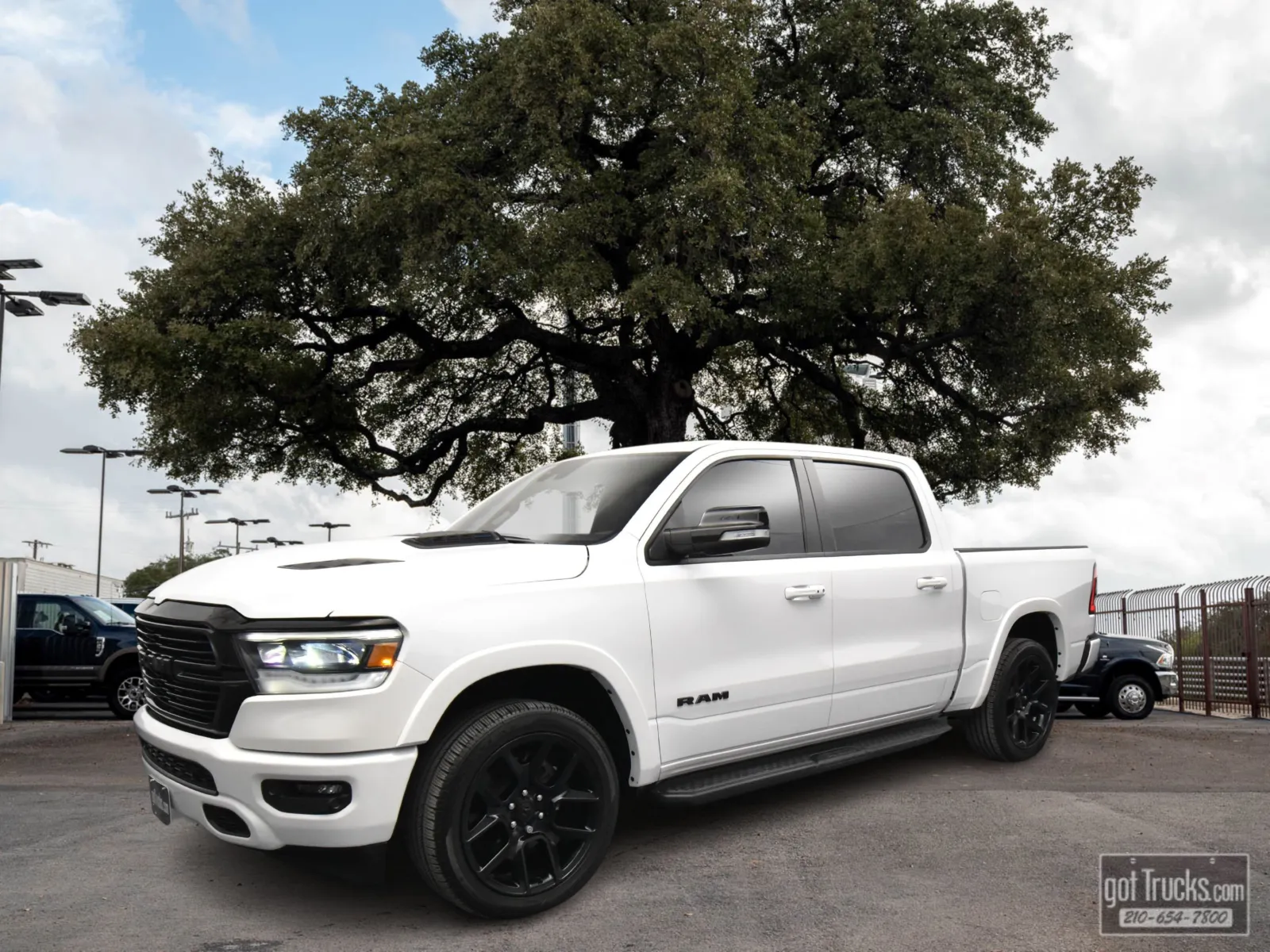 White 2021 Ram 1500 Laramie for sale in San Antonio, TX