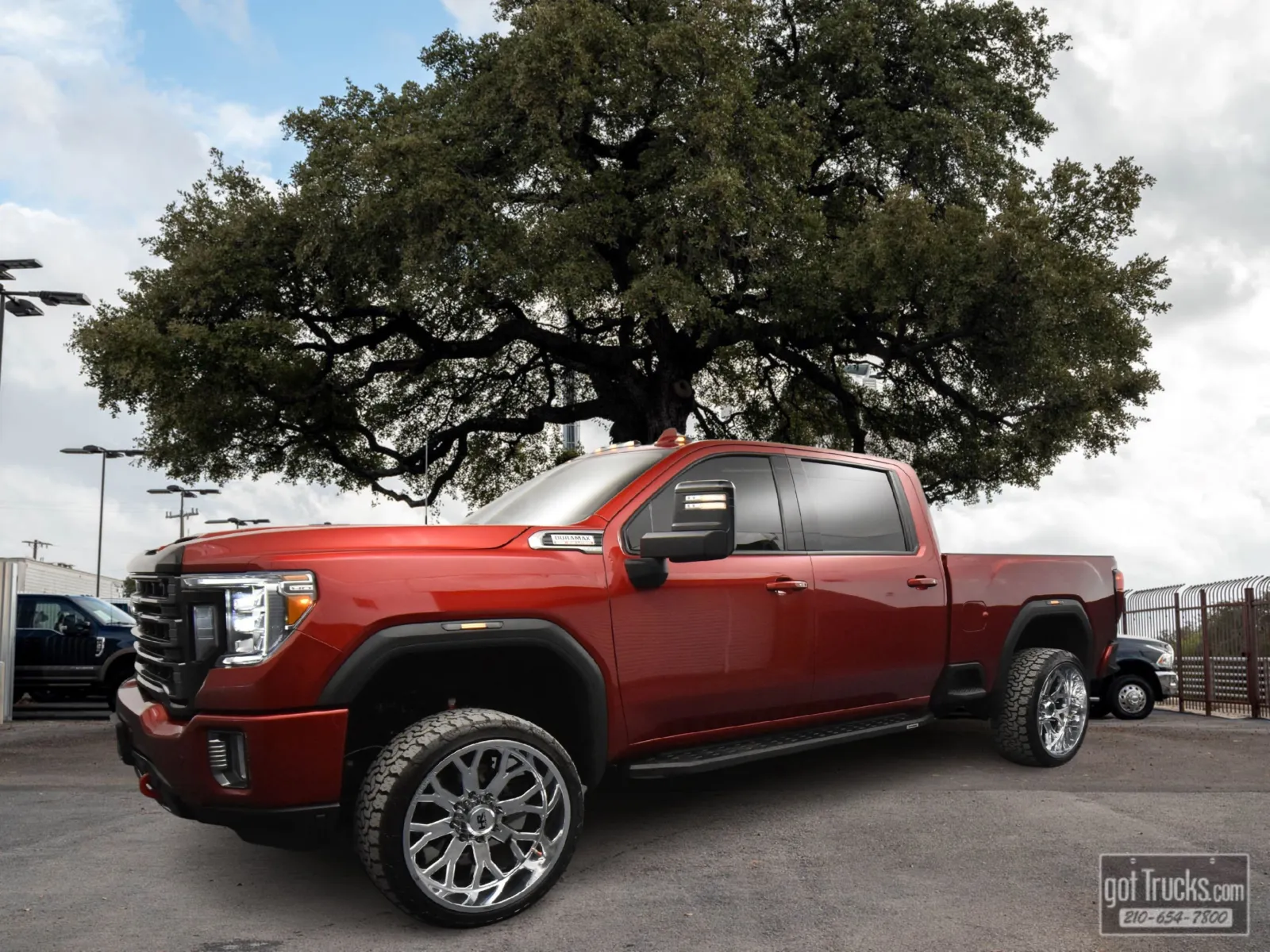 Red 2021 GMC Sierra 2500HD AT4 for sale in San Antonio, TX