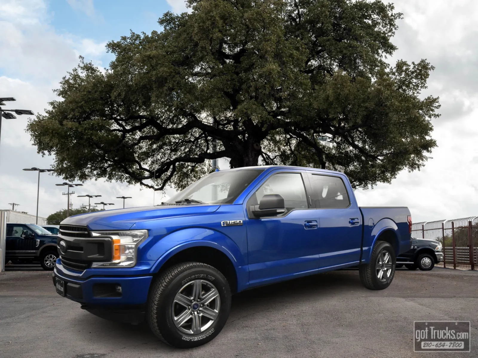 Blue 2018 Ford F-150 XLT for sale in San Antonio, TX