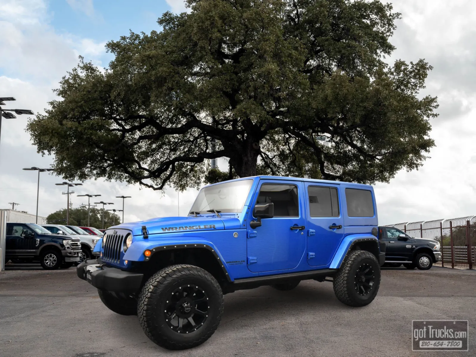 Blue 2015 Jeep Wrangler Unlimited Altitude for sale in San Antonio, TX