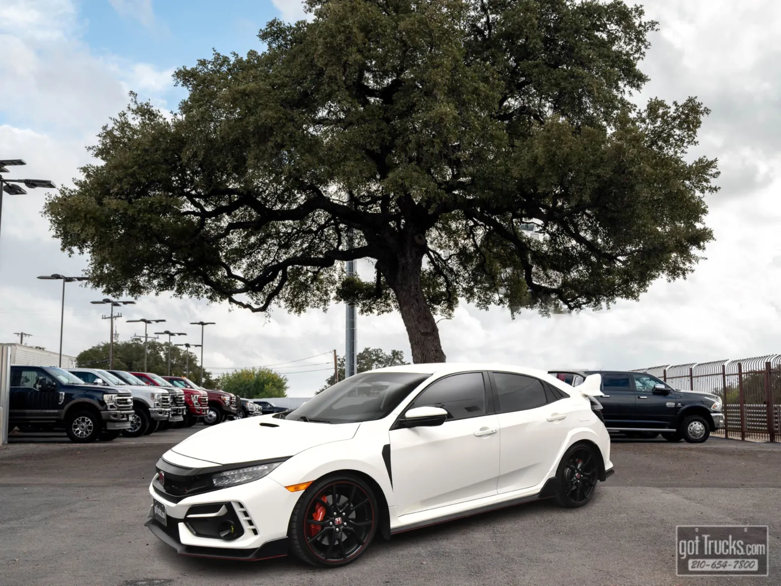 White 2021 Honda Civic Type R Touring for sale in San Antonio, TX