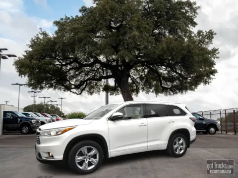 White 2014 Toyota Highlander Limited for sale in San Antonio, TX