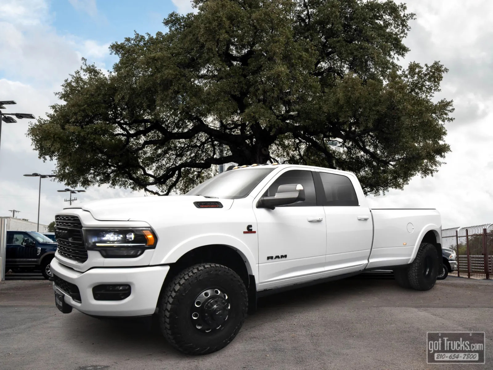 White 2022 Ram 3500 Limited for sale in San Antonio, TX