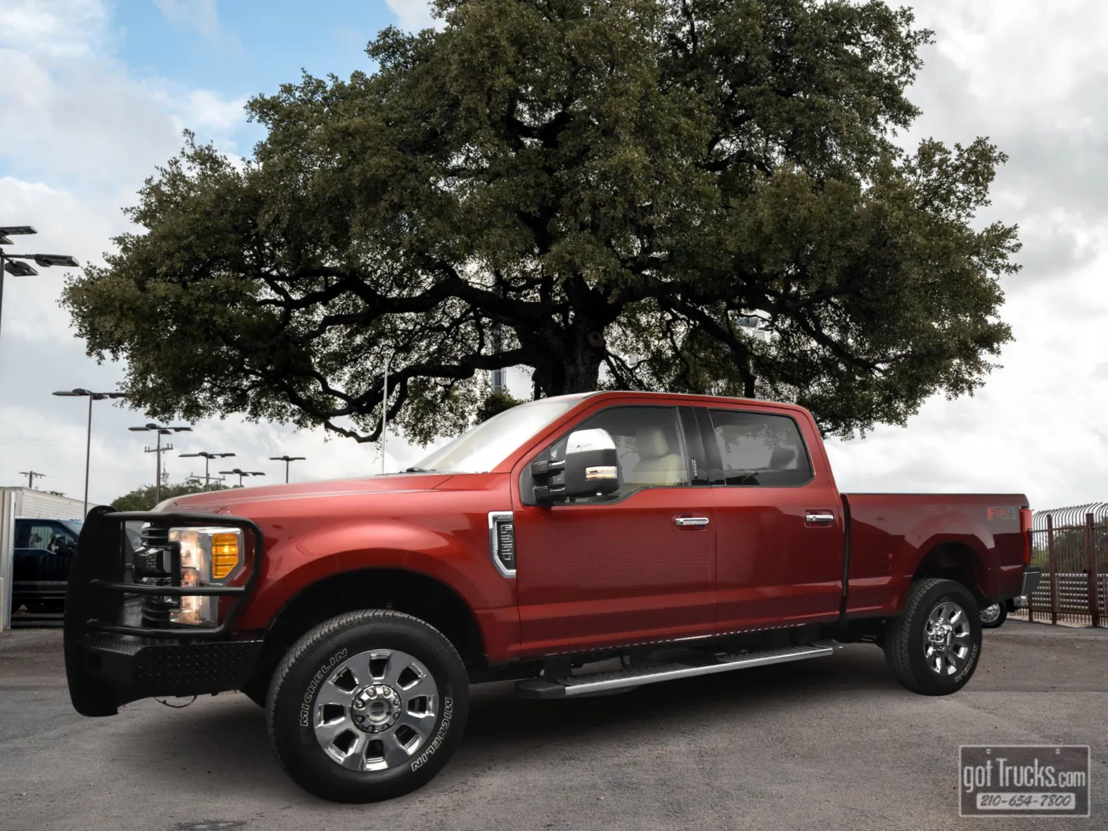 Red 2017 Ford Super Duty F-250 SRW XLT for sale in San Antonio, TX
