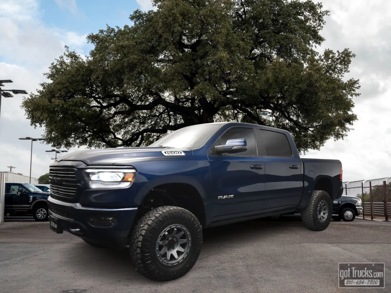 Blue 2024 Ram 1500 Laramie for sale in San Antonio, TX