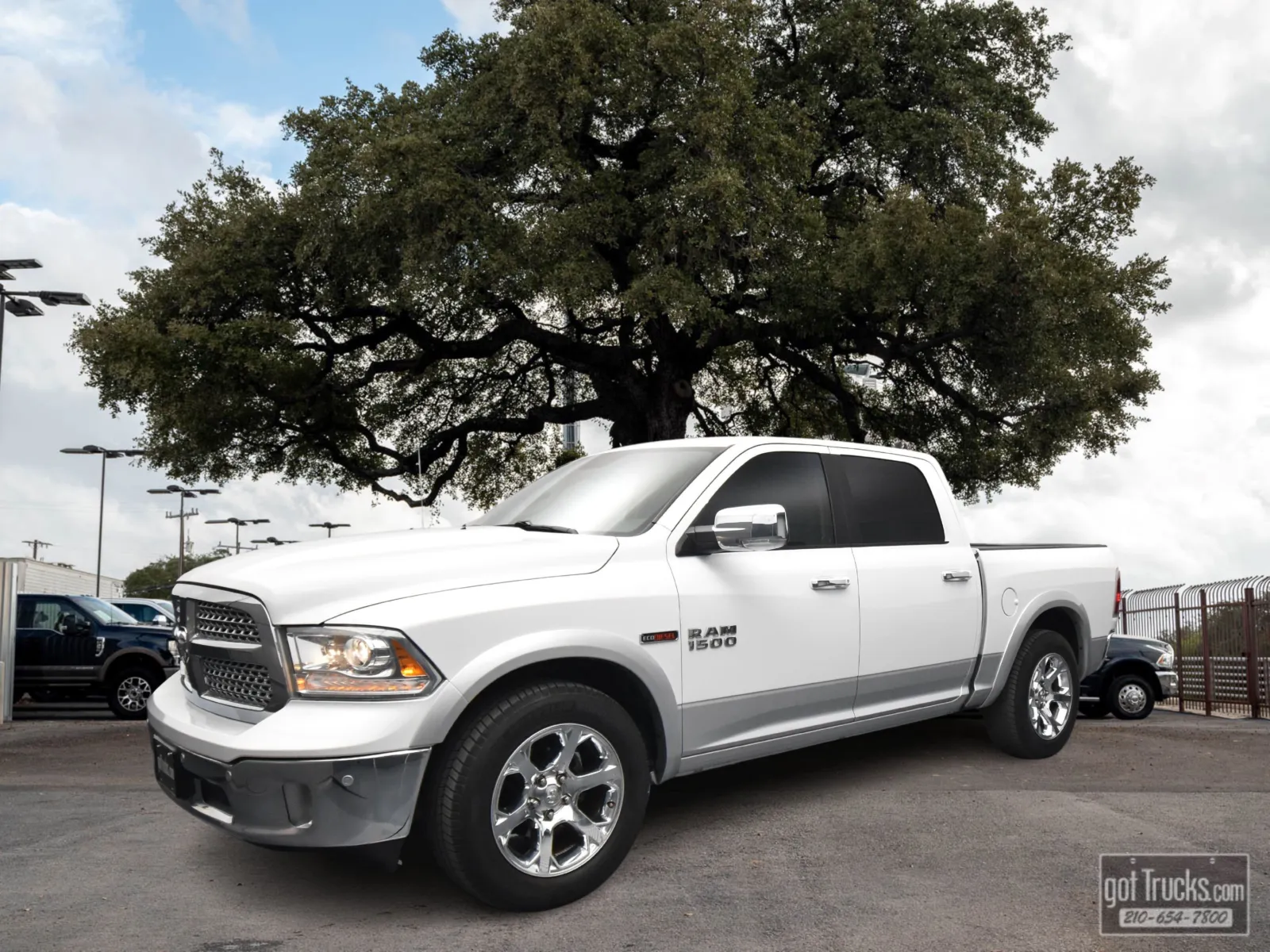 White 2018 Ram 1500 Laramie for sale in San Antonio, TX