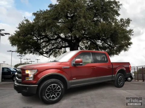 Red 2015 Ford F-150 Lariat for sale in San Antonio, TX