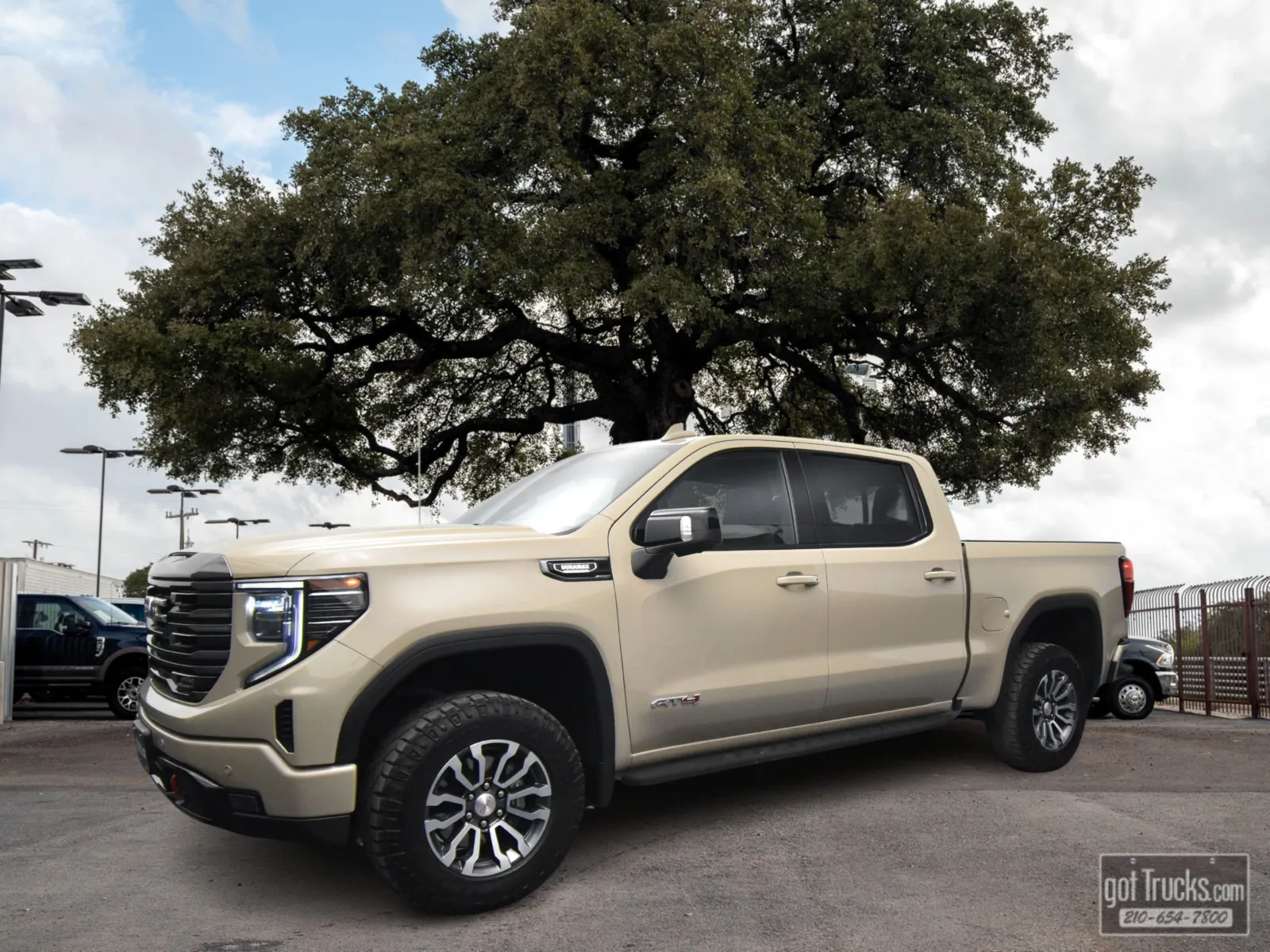Beige 2023 GMC Sierra 1500 AT4 for sale in San Antonio, TX