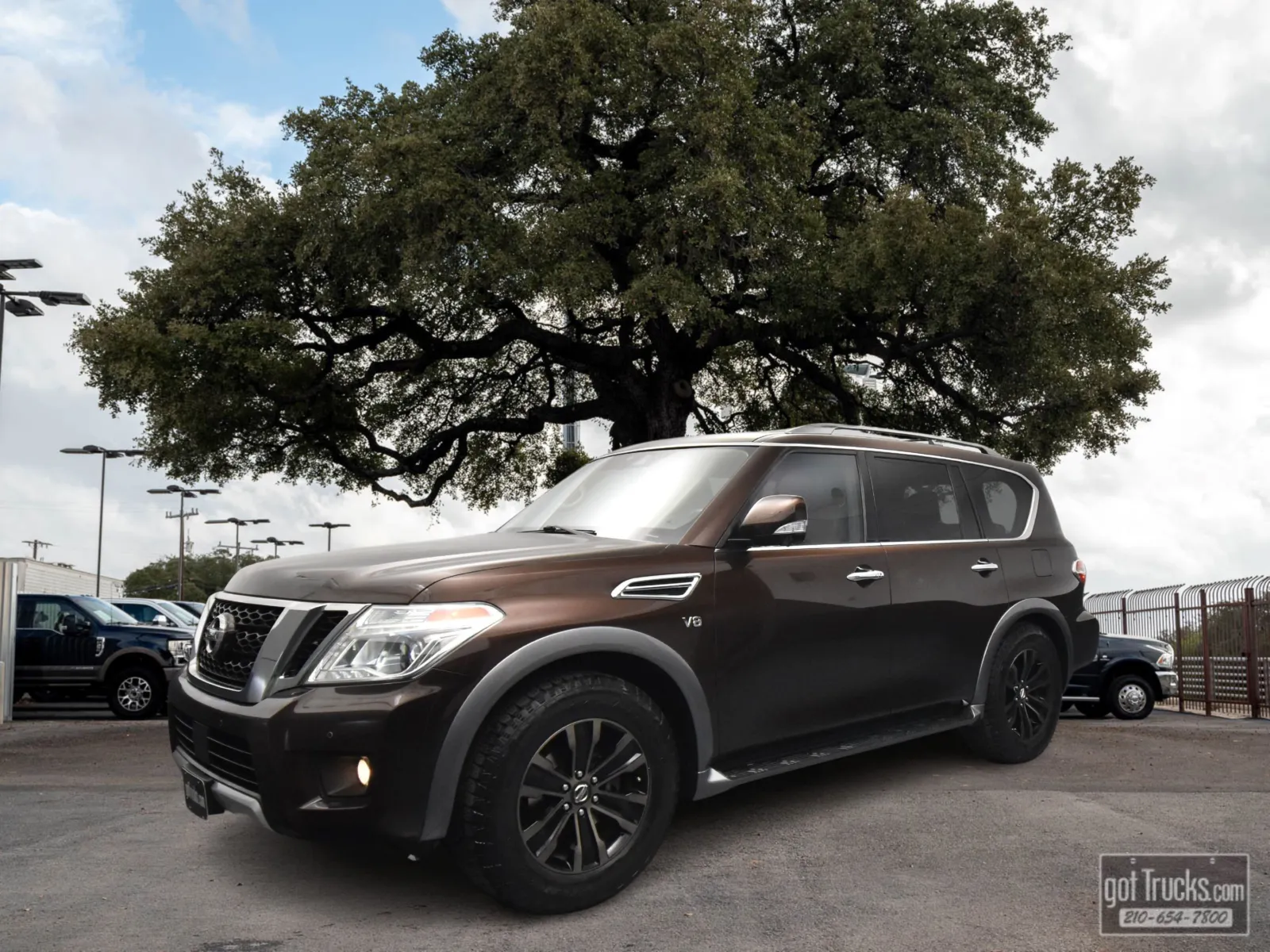 Brown 2018 Nissan Armada Platinum for sale in San Antonio, TX