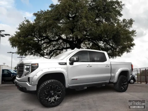 Silver 2022 GMC Sierra 1500 AT4 for sale in San Antonio, TX