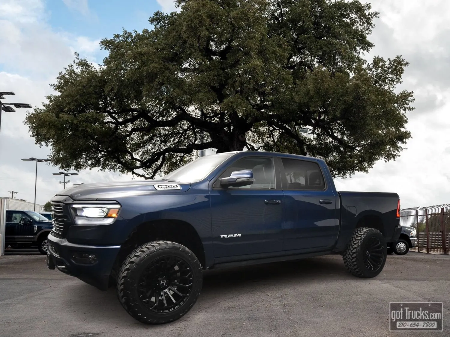 Blue 2024 Ram 1500 Laramie for sale in San Antonio, TX