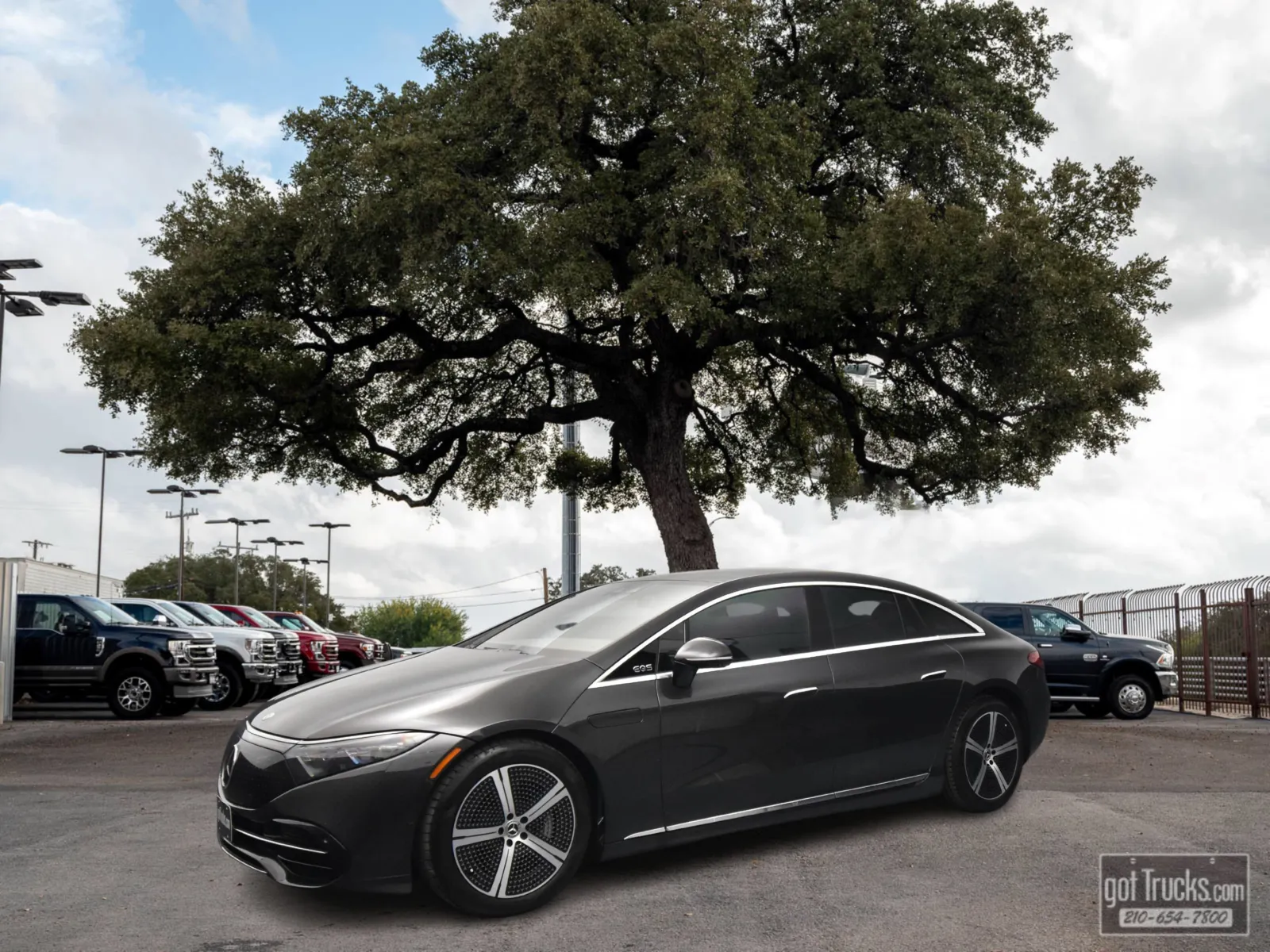 Gray 2023 Mercedes-Benz EQS 450+ for sale in San Antonio, TX