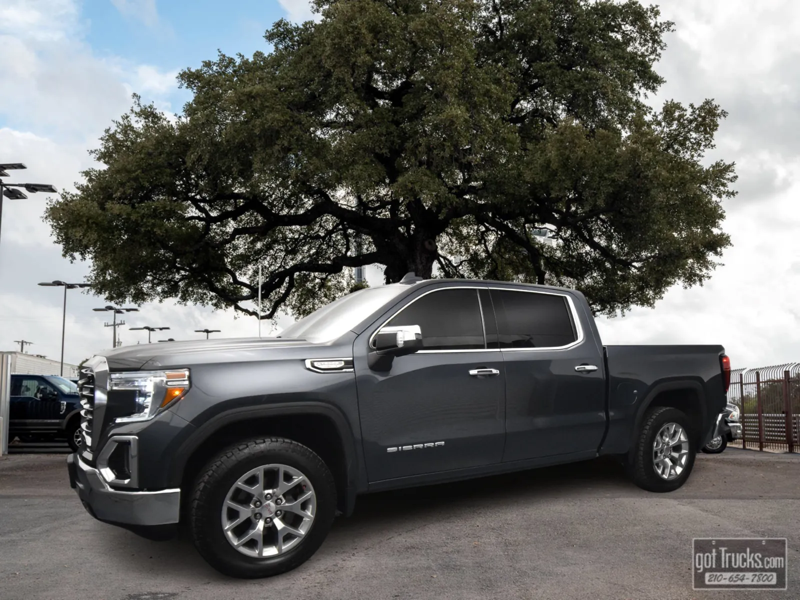 Blue 2021 GMC Sierra 1500 SLT for sale in San Antonio, TX