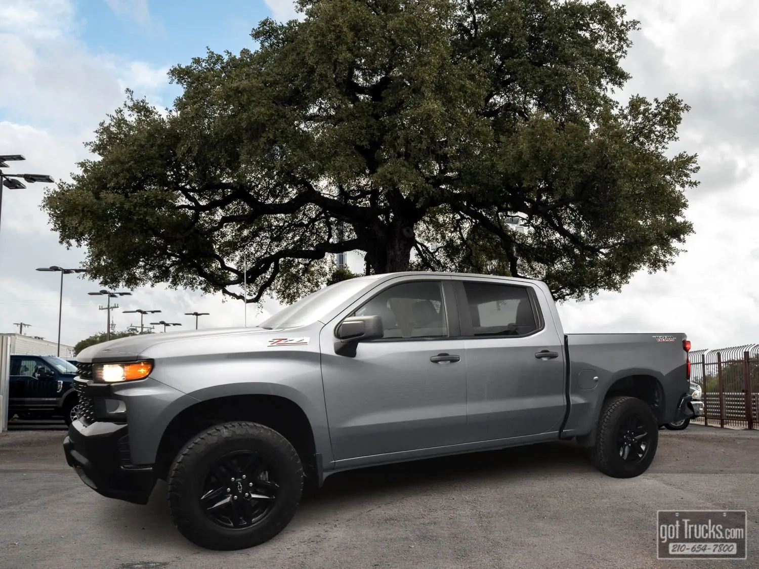 Gray 2019 Chevrolet Silverado 1500 Custom Trail Boss for sale in San Antonio, TX
