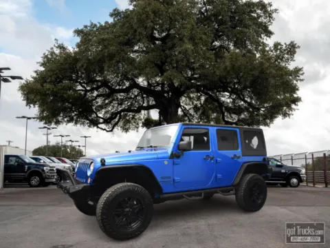 Blue 2015 Jeep Wrangler Unlimited Sport for sale in San Antonio, TX