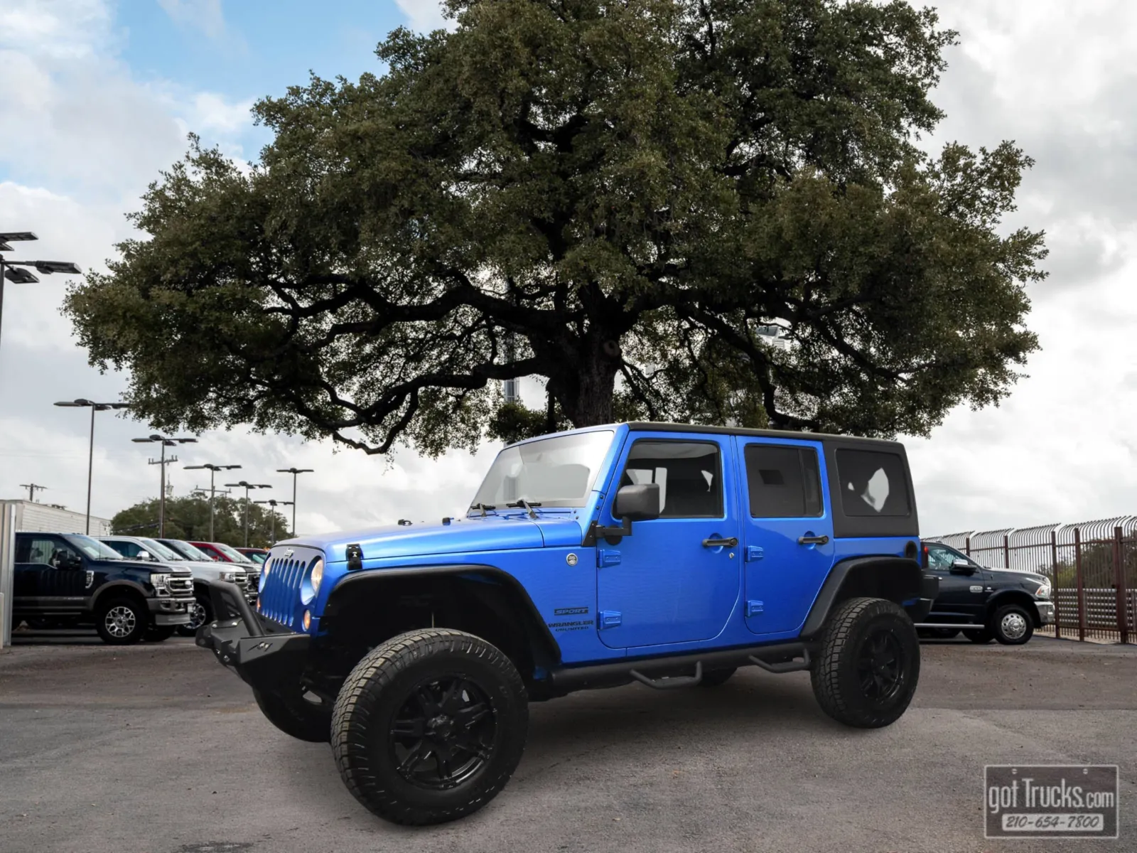 Blue 2015 Jeep Wrangler Unlimited Sport for sale in San Antonio, TX