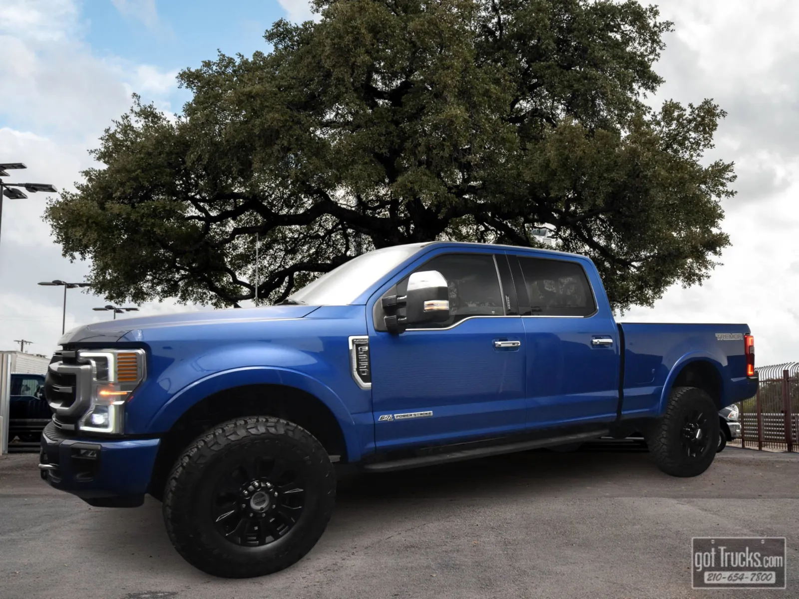 Blue 2022 Ford Super Duty F-250 SRW Platinum for sale in San Antonio, TX