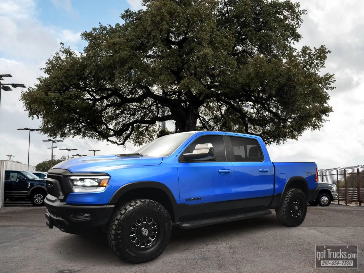 Blue 2022 Ram 1500 Rebel for sale in San Antonio, TX