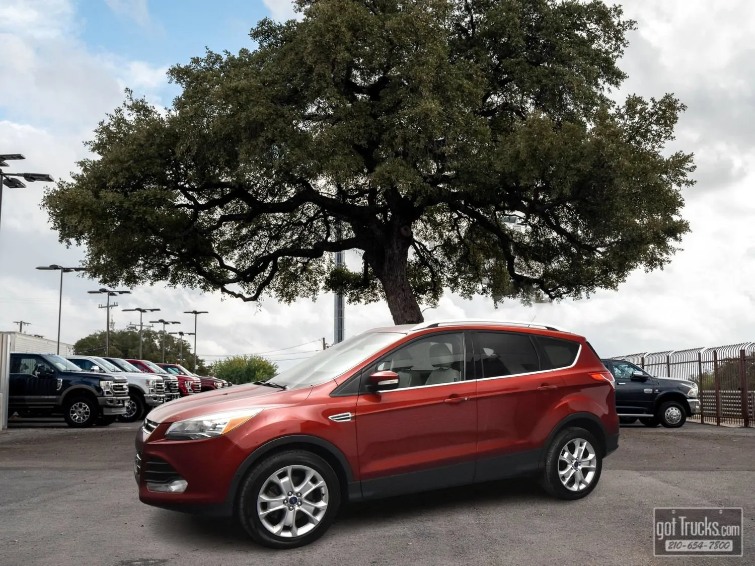 Red 2016 Ford Escape Titanium for sale in San Antonio, TX