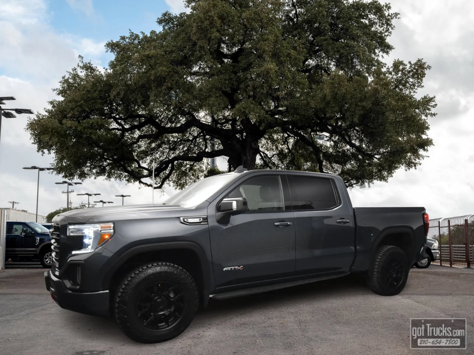 Blue 2021 GMC Sierra 1500 AT4 for sale in San Antonio, TX