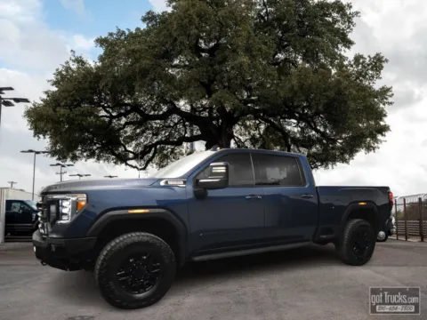 Blue 2022 GMC Sierra 2500HD AT4 for sale in San Antonio, TX