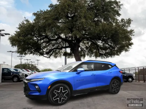 Blue 2024 Chevrolet Blazer RS for sale in San Antonio, TX
