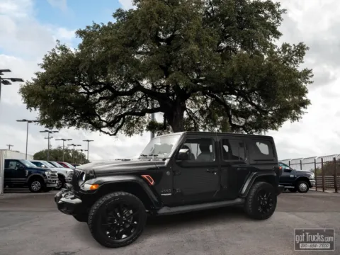 Black 2021 Jeep Wrangler Unlimited Sahara High Altitude for sale in San Antonio, TX