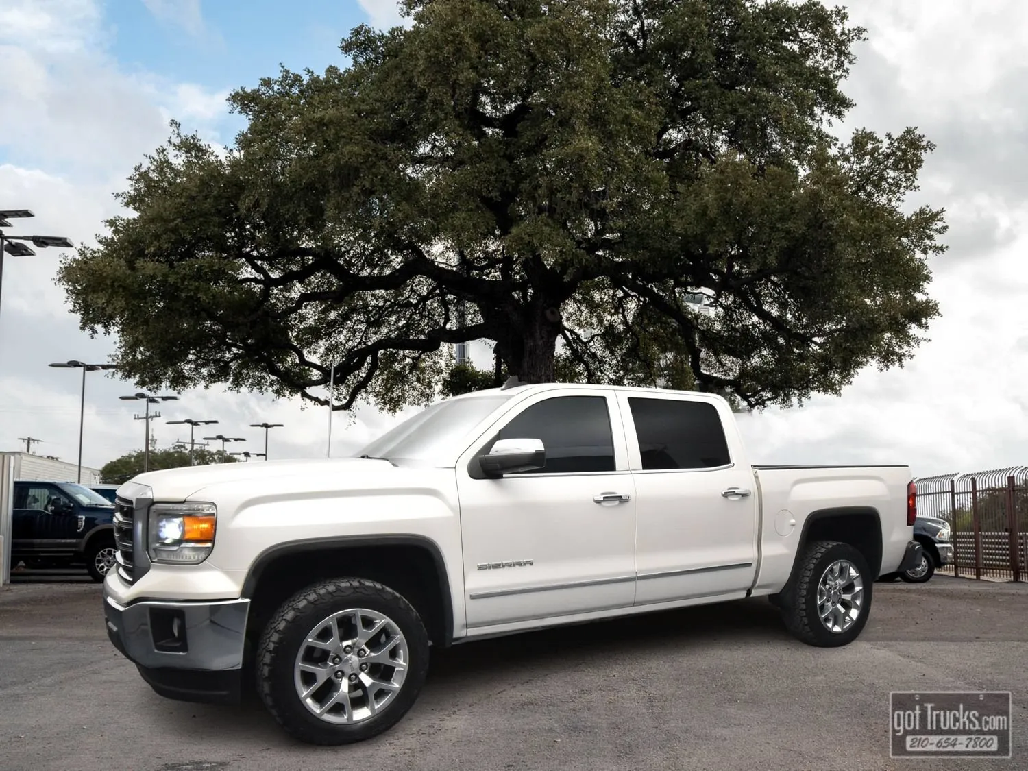 White 2015 GMC Sierra 1500 SLT for sale in San Antonio, TX