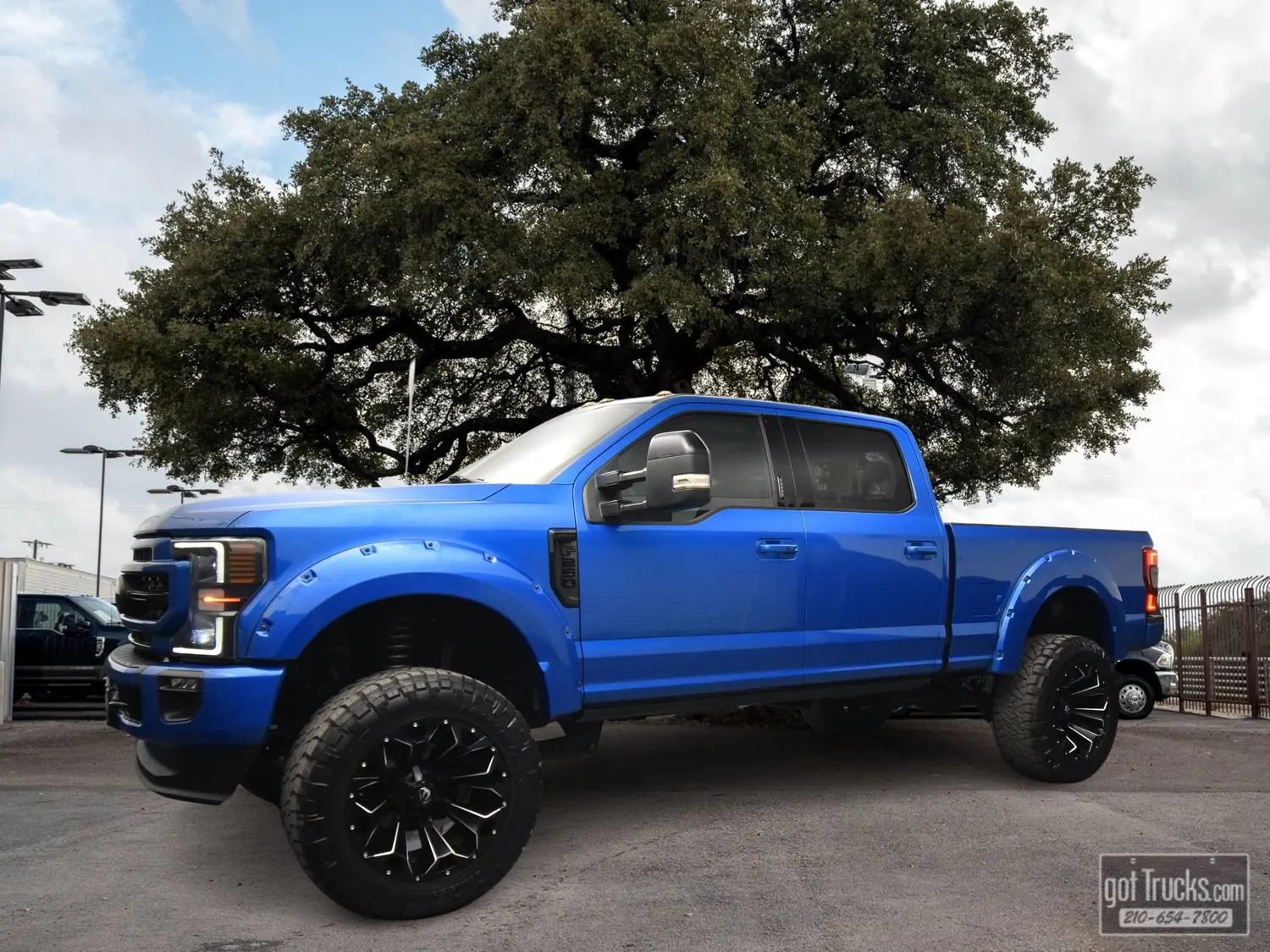 Blue 2020 Ford Super Duty F-250 SRW Lariat for sale in San Antonio, TX
